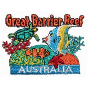  Great Barrier Reef Australia Travel Souvenir Embroidered 