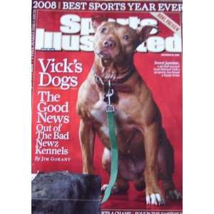 Sports Illustrated Magazine December 29 2008 Vicks Dogs