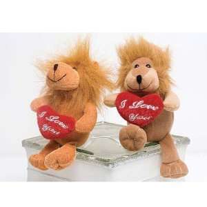  Its In The Bag 83874 Valentines Day Lion 6.5 Inch   Pack 