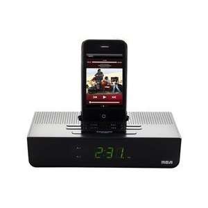   Clock Radio Dock for iPod and iPhone with Auto Time Sync Electronics