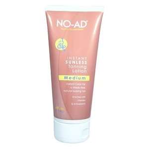    NO AD Instant Sunless Tanning Lotion MEDIUM 6oz/177ml: Beauty