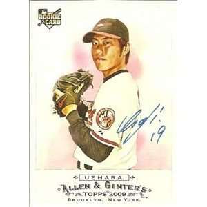  Koji Uehara Signed Orioles 2009 Allen & Ginter Card 