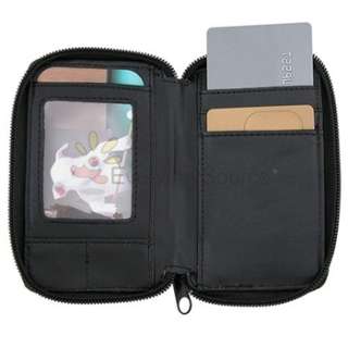 BLACK WALLET ID CELL PHONE CASE For SAMSUNG I910 OMNIA  