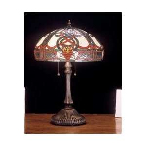   Irish Claddagh Stained Glass / Tiffany Table Lamp from the Irish C
