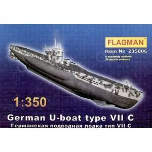  U Boat Type VII C 1 350 Flagman Models Toys & Games