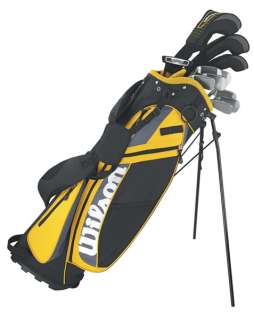 NEW RH MENS 2012 WILSON PROSTAFF ULTRA SET WITH BAG, HEADCOVERS, AND 