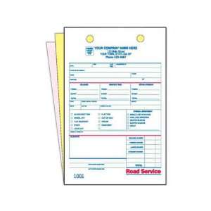  2 part register form   Road service register form. Office 