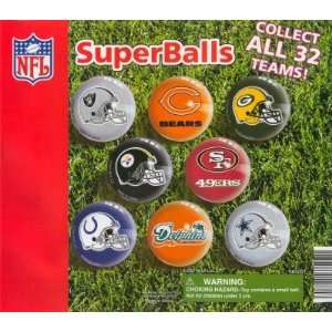  NFL Football 45mm Vending Bouncy Balls: Toys & Games