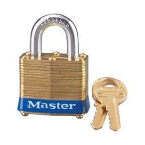  Master Lock 2 Wide Laminated Brass Padlock: Home 