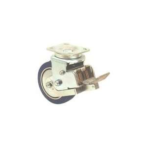 Shock Absorbing Swivel Caster With Brake   6 in.