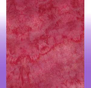 HAND DYED Cotton Sateen Fabric Sample Cut Marble Red  