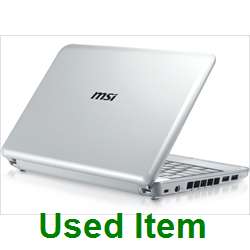MSI Wind U100 Netbook Atom 1.6GHz   White 816909062007  