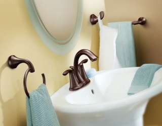 Moen Eva Oil Rubbed Bronze Centerset Bathroom Faucet With Drain 