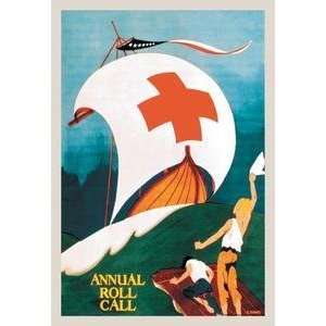  Vintage Art Red Cross Annual Roll Call   06804 3