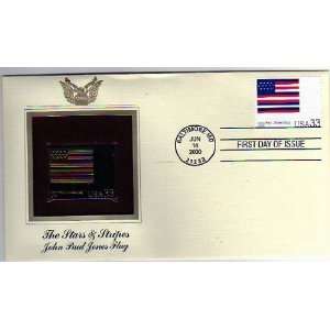    22k Gold Stamp Replica: John Paul Jones Flag: Everything Else
