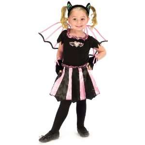   Sweetheart Bat Toddler Costume / Black   Size 3T   4T 