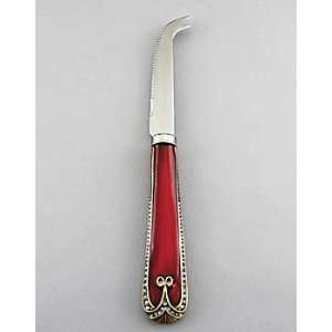    Beautiful Jeweled Classico Cheese Knife Red