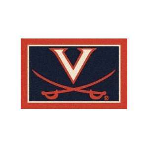   : Virginia Cavaliers (White) 5 x 8 Team Door Mat: Sports & Outdoors