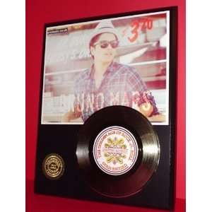 Bruno Mars 24kt Gold Record LTD Edition Display ***FREE PRIORITY 
