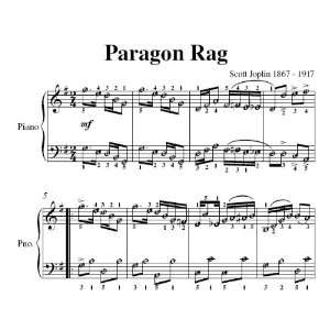   Paragon Rag Scott Joplin Easy Piano Sheet Music Scott Joplin Books