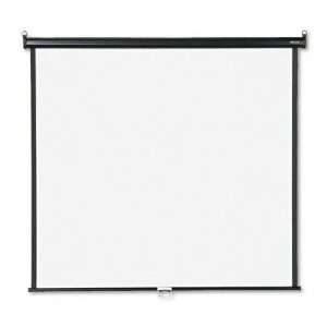  New Wall or Ceiling Projection Screen 60 x 60 White Case 