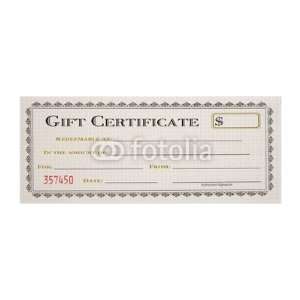   Wall Decals   Gift Certificate   Removable Graphic