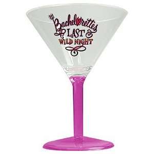Bachelorette Party Martini Glass/Party Favor, Bachelorettes Last 