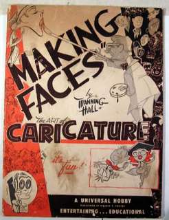 Making Faces Art of Caricature Book Manning Hall  