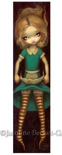 Alice in Wonderland Descent gothic fairy art BIG PRINT  
