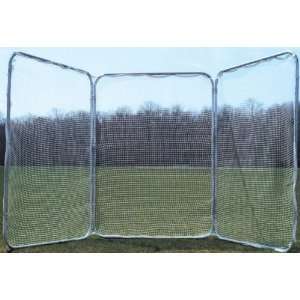  GS 7X15 3 Panel Mini Folding Baseball Backstops GALVANIZED 