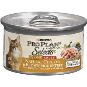   Pet Care Canned NP12224 24 3 oz Pro Plan Select Chicken Brown Rice