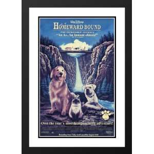 Homeward Bound Journey 20x26 Framed and Double Matted Movie Poster 