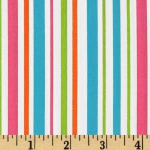  44 Wide Pimatex Basics Various Stripe Tropical Fabric By 