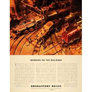   Brass Railroad Construction Balcom   Original Print Ad: Home & Kitchen