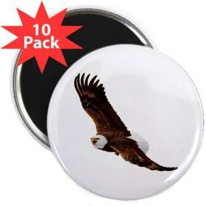  2.25 Magnet (10 Pack) Bald Eagle Flying 