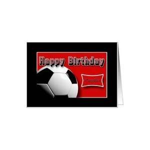  Red Soccer Daughter Happy Birthday Card: Toys & Games