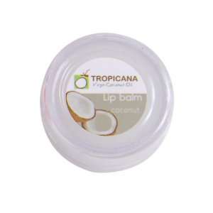  Tropicana Virgin Coconut Oil Lip Balm 10g. [Coconut Odor 