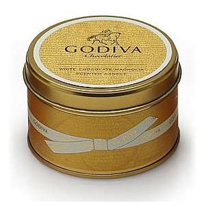  Godiva White Chocolate Scented Candle Travel Tin: Home 