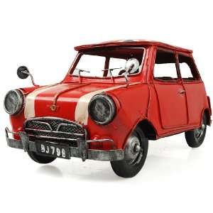   Wrought Iron Beatles style Taxi Car Toy Model Decor: Toys & Games
