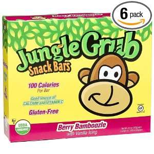 Jungle Grub Snack Bars Berry Bamboozle Snack Bars, 5 Count, 4.4 Ounce 