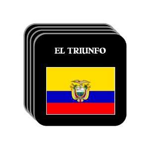  Ecuador   EL TRIUNFO Set of 4 Mini Mousepad Coasters 
