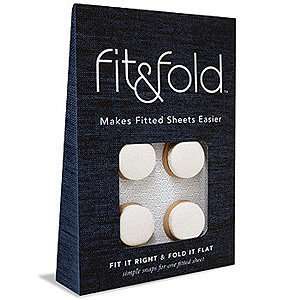  Fit & Fold   Makes Fitted Sheets Easier 