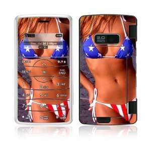  US Flag Bikini Decorative Skin Cover Decal Sticker for LG enV2 