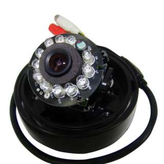 MINI 12 IR LED A/V NIGHT VISION DOME CCTV COLOR CAMERA  