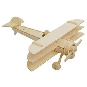  Como Puzzled 3D Wooden Sopwith Triplane Model Construction 