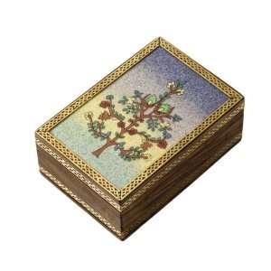   of Life Gemstone Trinket Keepsake Jewelry Wood Box