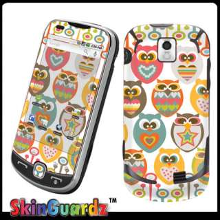 Cute Owl Vinyl Case Decal Skin To Cover Your Samsung Intercept M910 