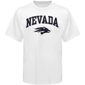  Nevada Wolf Pack Youth White Bare Essentials T shirt 