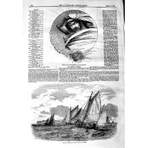  1847 HERRING FISHING ISLE MAN BOATS MEADOWS ART HEAD: Home 