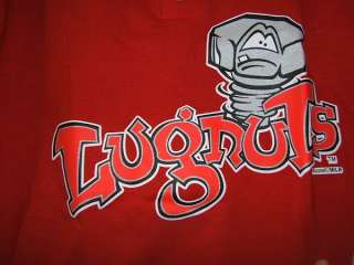 Lansing Lugnuts Minor League Baseball t shirt S red  